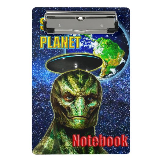 ZE ZIJN AL HIER - REPTILIAN design collectie Mini Klembord (Voorkant)