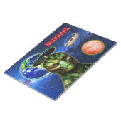 ZE ZIJN AL HIER - REPTILIAN design collectie Notitieblok (Schuin)