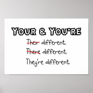 Ze zijn anders. Poster