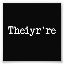 Ze zijn daar, het zijn Grammer Typo. Foto Afdruk