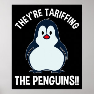 Ze zijn de pinguïns aan het opjagen! poster