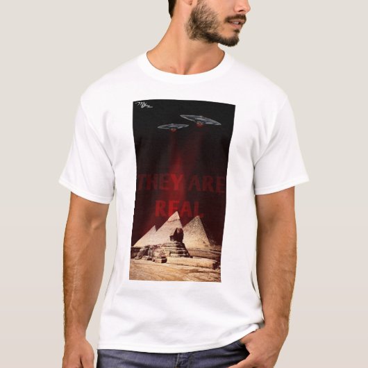 ZE ZIJN ECHT (ALIEN BELIEVER) T-SHIRT (Voorkant)