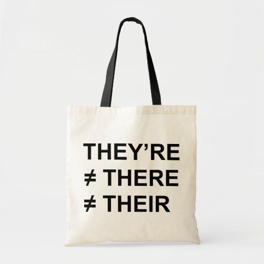 Ze zijn er niet. tote bag (Voorkant)