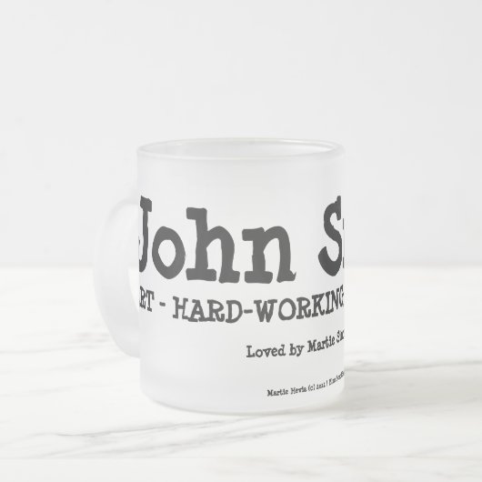 Ze zijn geliefd door jou - Mok (Personaliseer) (Voorkant links)