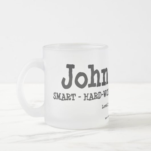 Ze zijn geliefd door jou - Mok (Personaliseer) (Links)