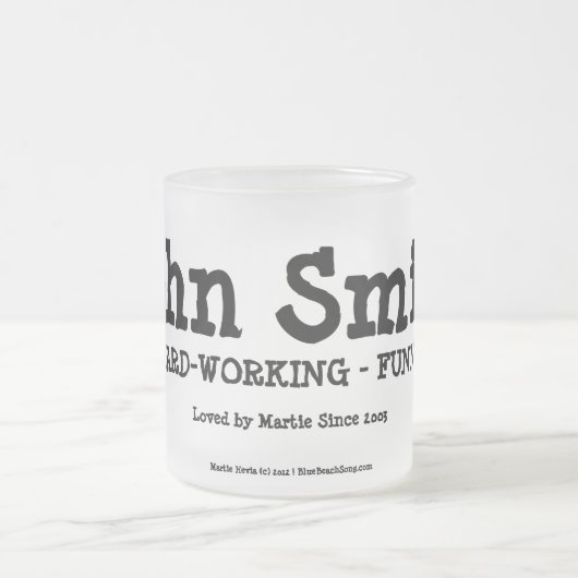 Ze zijn geliefd door jou - Mok (Personaliseer) (Center)