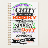 Ze zijn griezelig en ze zijn Kooky Mysterious Spoo Planner (Voorkant)