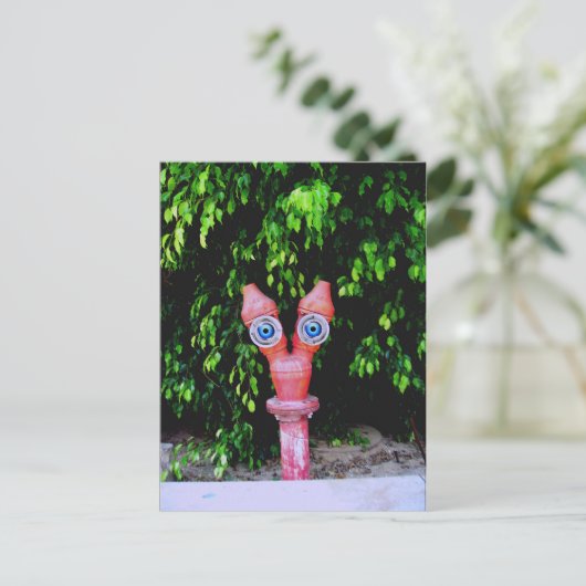 Ze zijn hier briefkaart (Staand voorkant)