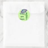 Ze zijn hier stickers (Tas)