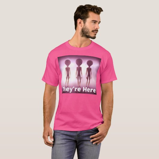 Ze zijn hier t-shirt (Voorkant volledig)