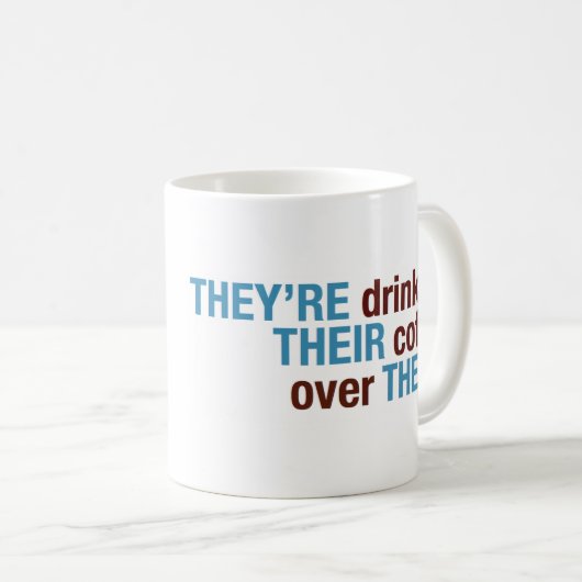 Ze zijn, hun, daar Mok (Voorkant rechts)