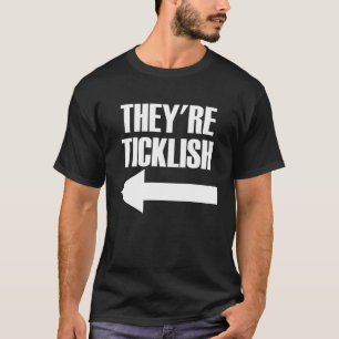 Ze zijn kietelig Pijl Links Met Kietelgevecht Kiet T-shirt