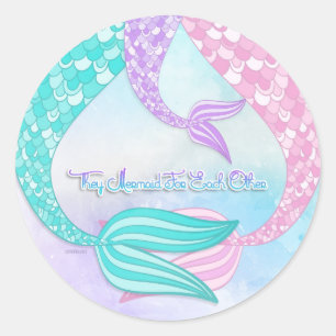 Ze zijn meermin voor elkaar Sticker