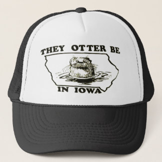 Ze zijn Otter in Iowa Mesh Trucker Hat Pet