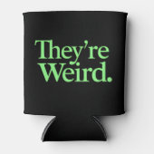 Ze zijn raar 2024 Verkiezing President Harris Trum Blikjeskoeler (Voorkant)