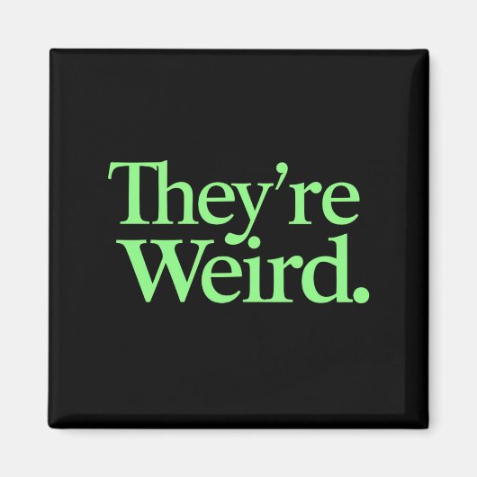 Ze zijn raar 2024 Verkiezing President Harris Trum Magneet (Voorkant)