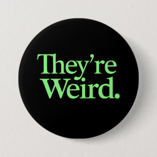 Ze zijn raar 2024 Verkiezing President Harris Trum Ronde Button 7,6 Cm