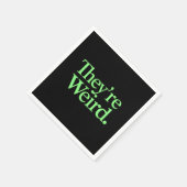 Ze zijn raar 2024 Verkiezing President Harris Trum Servet (Hoek)