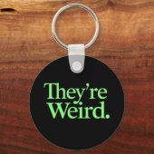 Ze zijn raar 2024 Verkiezing President Harris Trum Sleutelhanger (Voorkant)