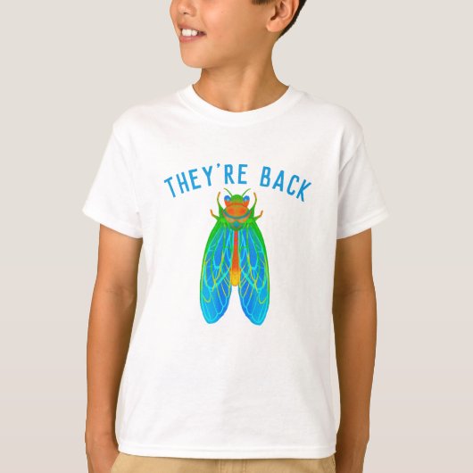 Ze zijn terug Cicadas T-Shirt (Voorkant)