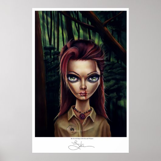 Ze zingt heimelijk poster (Voorkant)