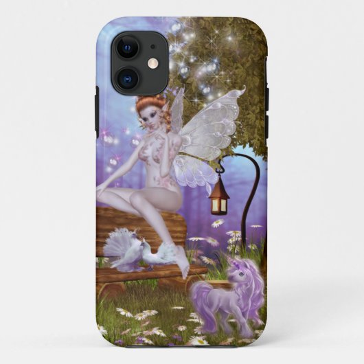 Ze zit in Beauty Case-Mate iPhone Case (Achterkant)