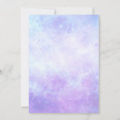 Ze zit op Cloud 9 Dreamy Elegant Vrijgezellenfeest Kaart (Achterkant)