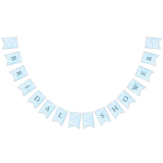 Ze zit op Cloud 9 Dreamy Sky Blue Vrijgezellenfees Vlaggetjes (Alle)