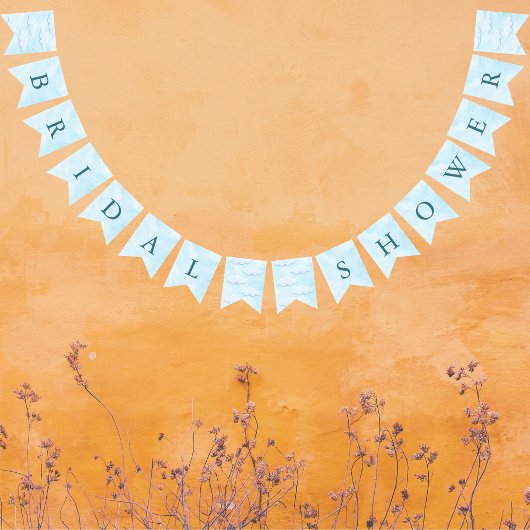 Ze zit op Cloud 9 Dreamy Sky Blue Vrijgezellenfees Vlaggetjes