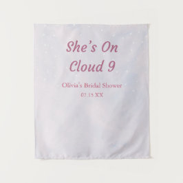 Ze zit op Cloud 9 Dreamy Vrijgezellenfeest achterg Wandkleed