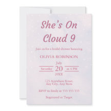 Ze zit op Cloud 9 Pastel Dreamy Vrijgezellenfeest