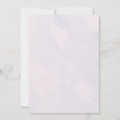 Ze zit op Cloud 9 Pastel Dreamy Vrijgezellenfeest Kaart (Achterkant)