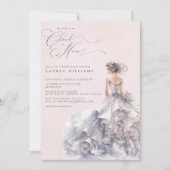 Ze zit op Cloud Nine Dreamy Pastel Vrijgezellenfee Kaart (Voorkant)