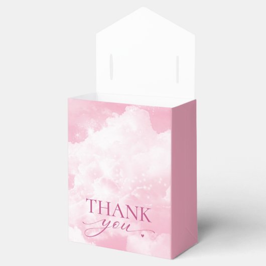 Ze zit op Cloud Nine Pink Vrijgezellenfeest Bedankdoosjes (Geopend)