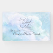 Ze zit op Cloud Nine Vrijgezellenfeest Spandoek (Horizontaal)