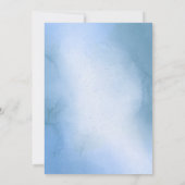 Ze zit op Cloud Nine Waterverf Vrijgezellenfeest Kaart (Achterkant)