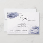 Ze zit op de cloud van negen vrijgezellenfeest rsv notitiekaartje (Voorkant)