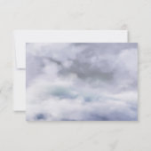 Ze zit op de cloud van negen vrijgezellenfeest rsv notitiekaartje (Achterkant)