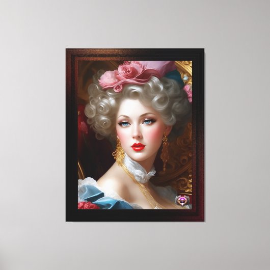 Ze zoekt liefde door Xzendor7 Canvas Afdruk (Voorkant)