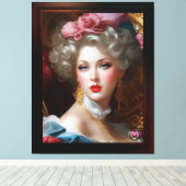 Ze zoekt liefde door Xzendor7 Canvas Afdruk (Insitu (Houten vloer))