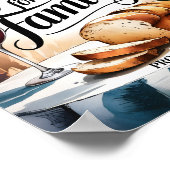 Ze zorgt voor haar gezin - Christelijke muurkunst Poster (Hoek)