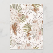 Ze zou liever Boheemse bloemen & veren Informatiekaartje (Achterkant)