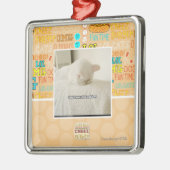 ze zullen hier nooit meh vinden metalen ornament (Links)