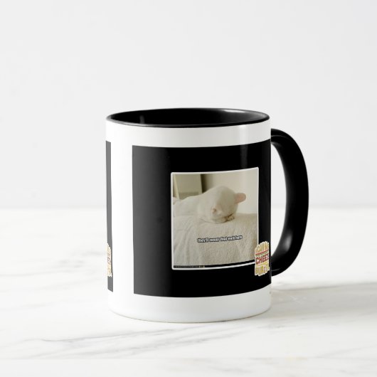 ze zullen hier nooit meh vinden mok (Voorkant rechts)