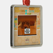 Ze zullen je vinden metalen ornament (Rechts)