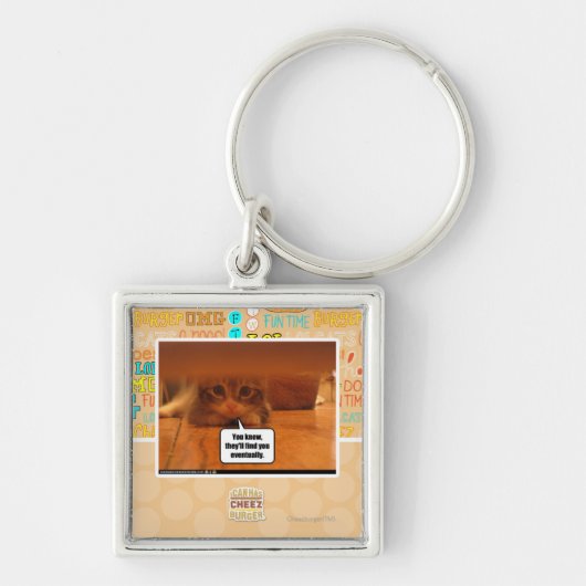 Ze zullen je vinden sleutelhanger (Voorkant)