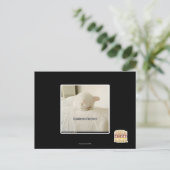 Ze zullen me hier nooit vinden briefkaart (Staand voorkant)