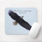 Ze zullen vliegen op vleugels als adelaars muismat (Met muis)