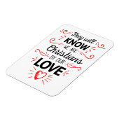 Ze zullen weten dat we christen zijn van onze lief magneet (Linkerzijde)