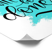 Ze zullen worden gemaakt - Christelijke letters Poster (Hoek)